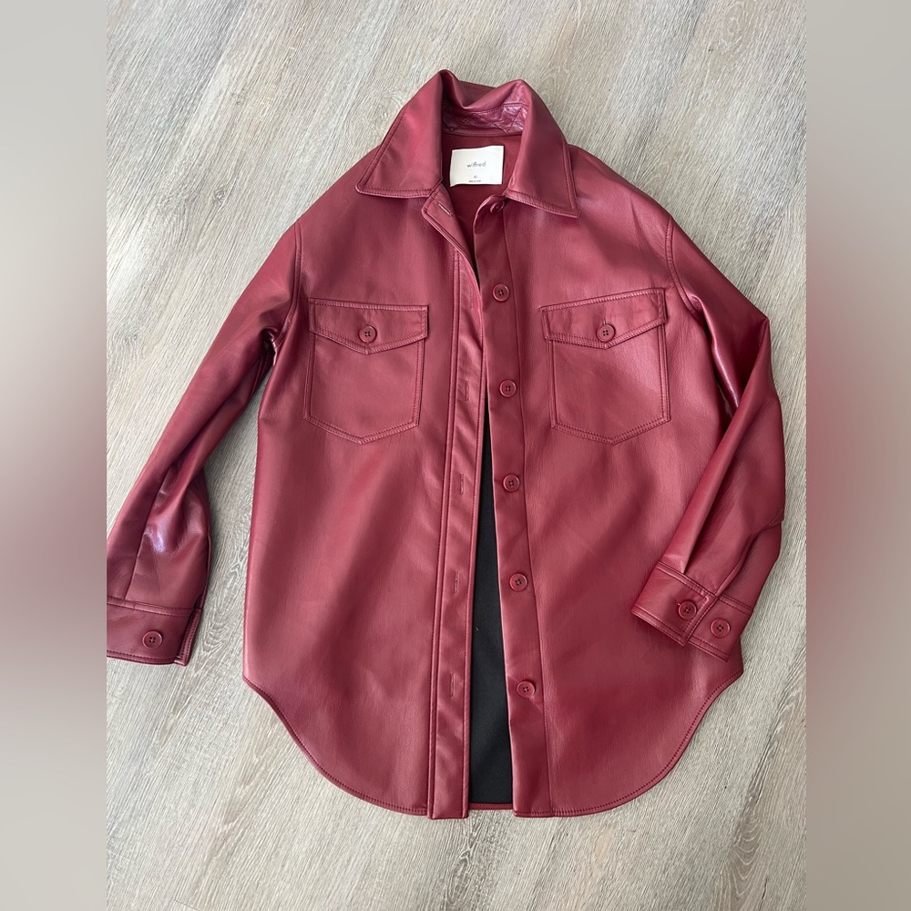 Aritzia leather jacket